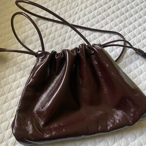 Cos Mini Clutch Bag Burgandy